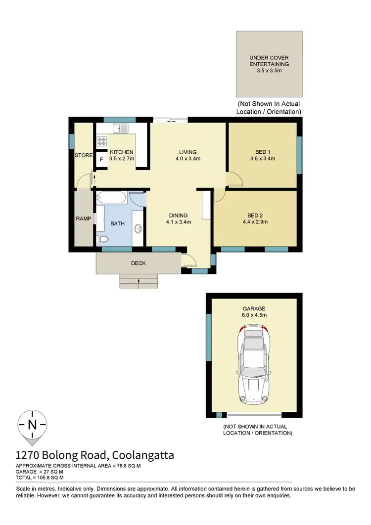 Floorplan of Homely house listing, 1270 Bolong Road, Coolangatta NSW 2535