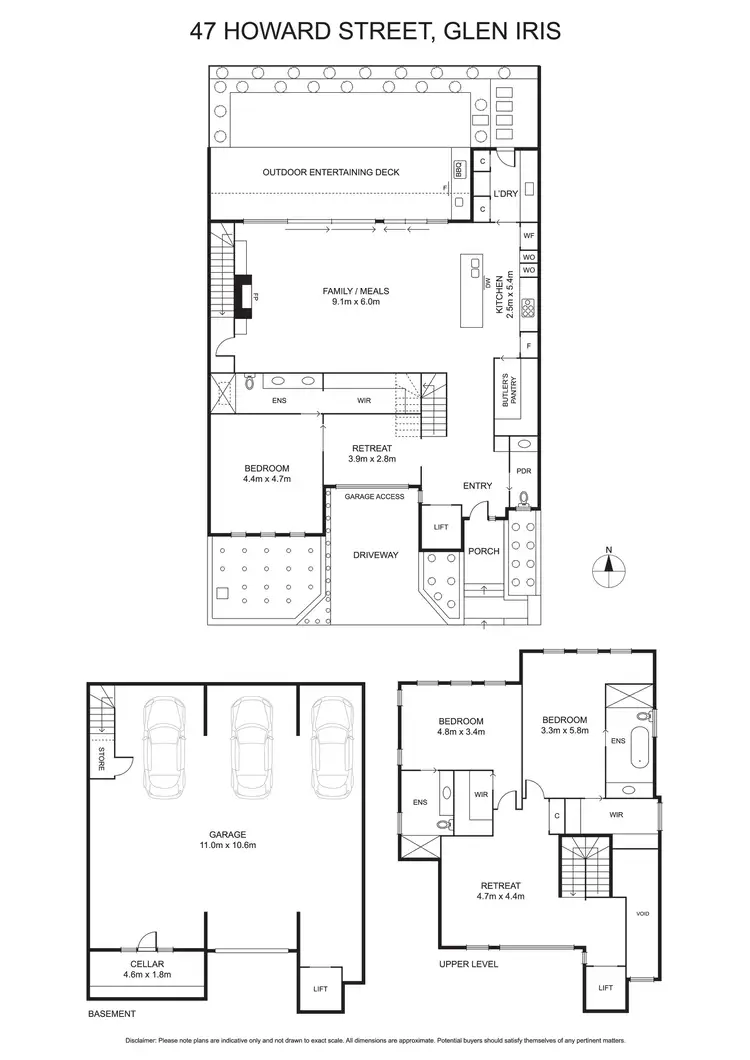 Floorplan of Homely house listing, 47 Howard Street, Glen Iris VIC 3146