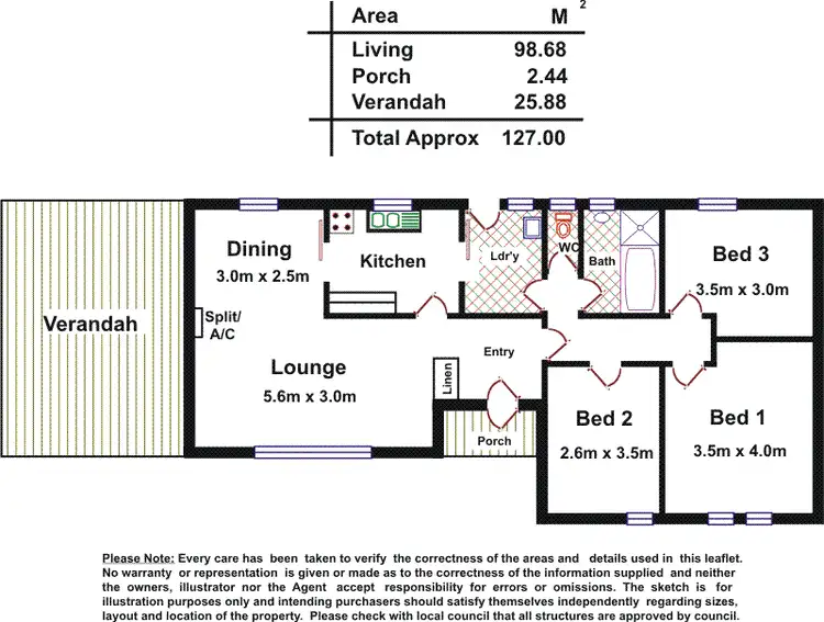 Floorplan of Homely house listing, 9 Justin Crescent, Christie Downs SA 5164