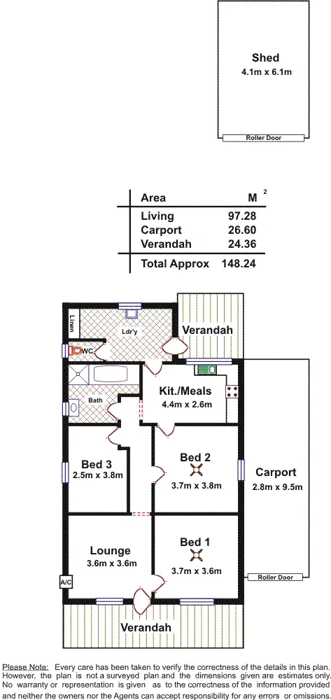 Floorplan of Homely house listing, 64 Maple Avenue, Royal Park SA 5014