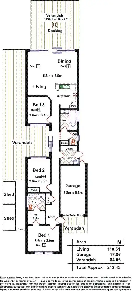 Floorplan of Homely house listing, 28A Kalina Avenue, Para Vista SA 5093