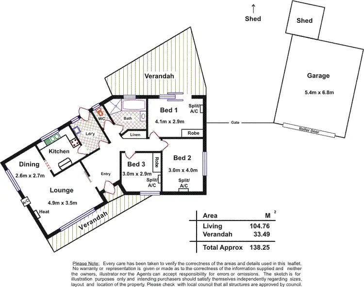 Floorplan of Homely house listing, 25 Aurama Street, Holden Hill SA 5088
