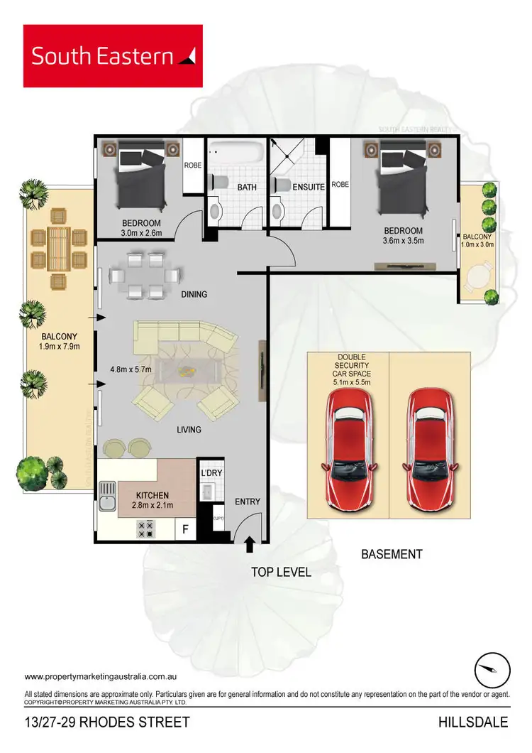 Floorplan of Homely unit listing, 13/27-29 Rhodes Street, Hillsdale NSW 2036