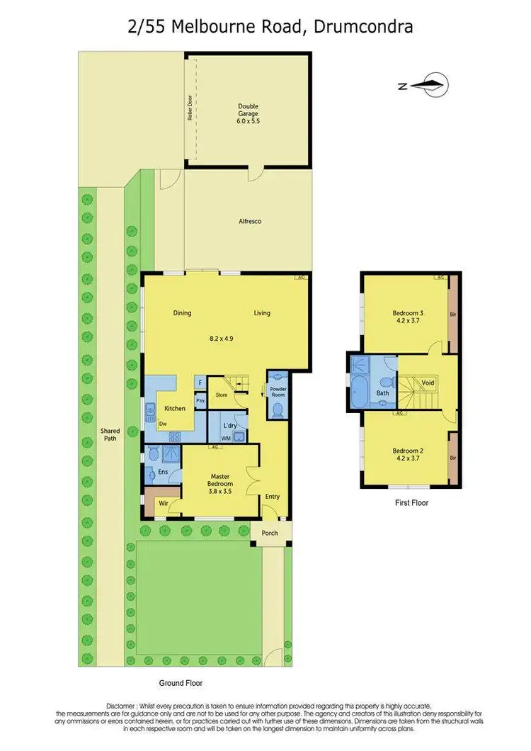 Floorplan of Homely unit listing, 2/55 Melbourne Road, Drumcondra VIC 3215