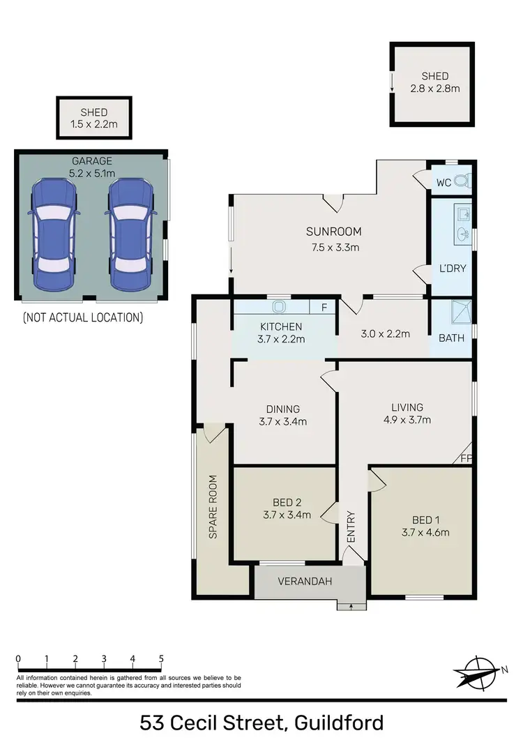 Floorplan of Homely house listing, 53 Cecil Street, Guildford NSW 2161