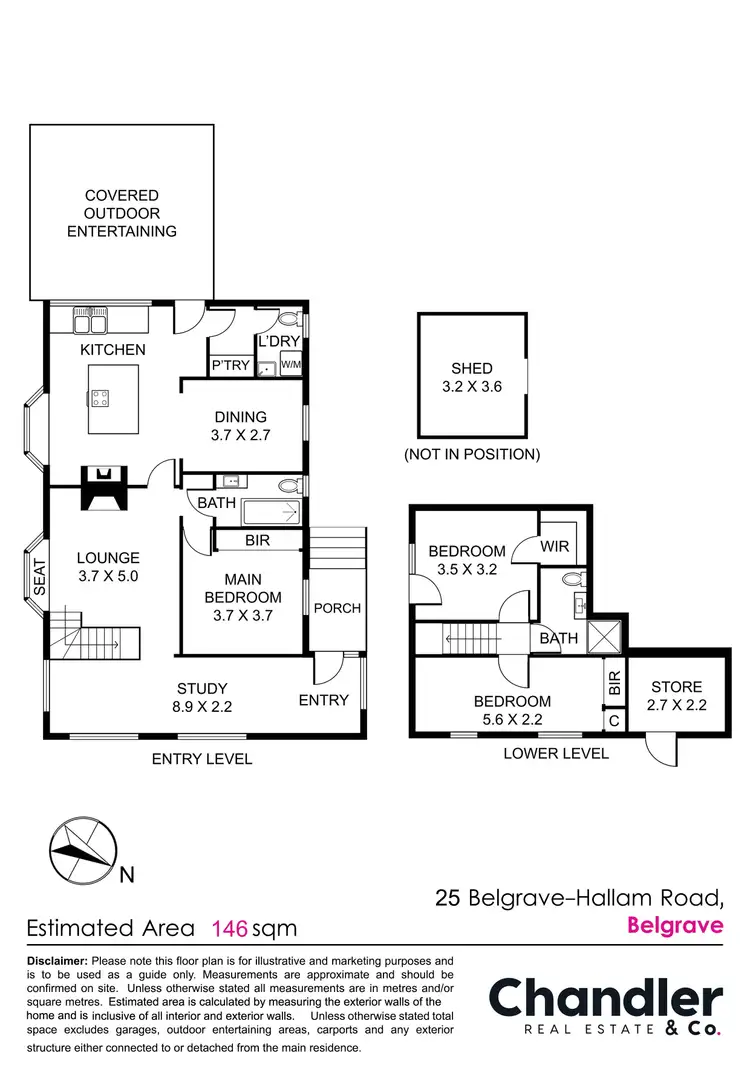 Floorplan of Homely house listing, 25 Belgrave-Hallam Road, Belgrave VIC 3160