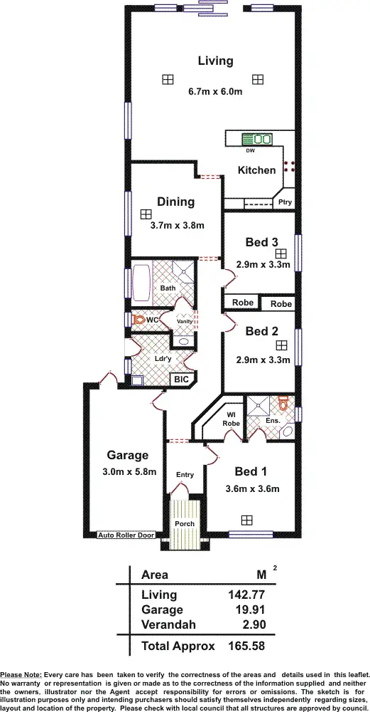 Floorplan of Homely house listing, 17A Hender Avenue, Klemzig SA 5087