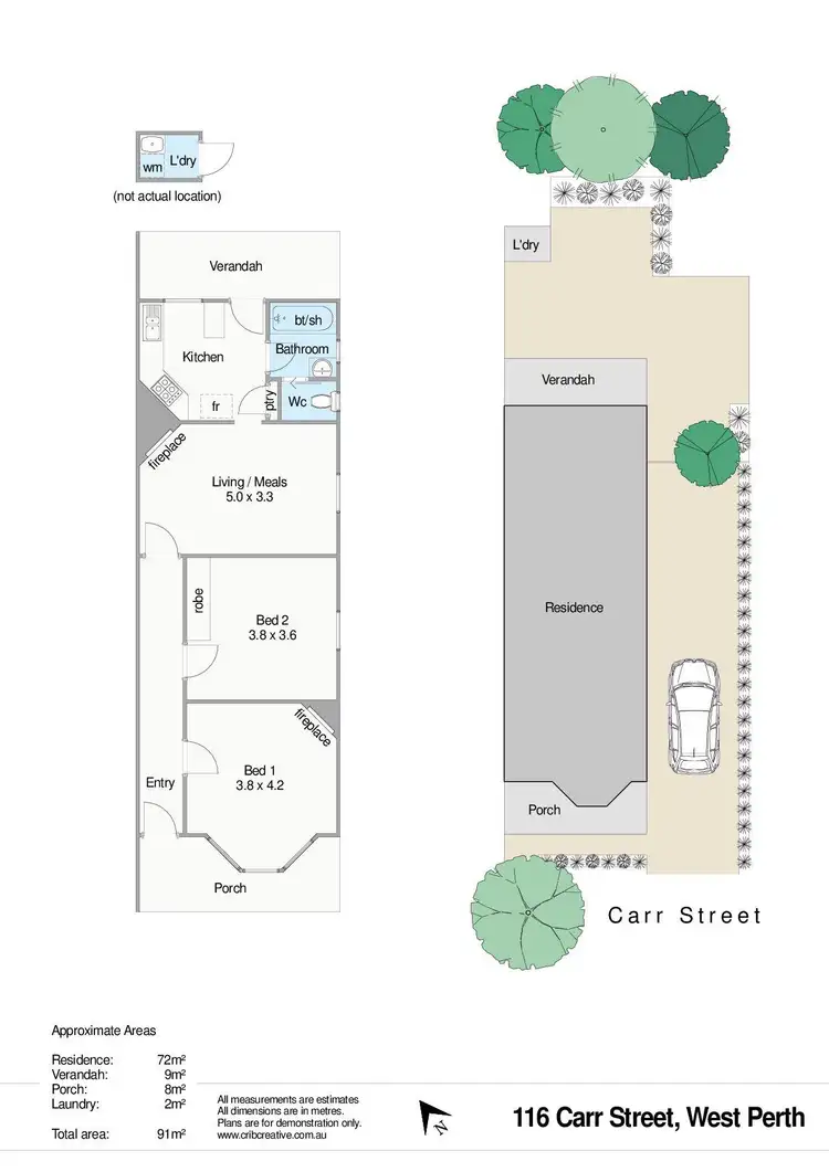 Floorplan of Homely house listing, 116 Carr Street, West Perth WA 6005