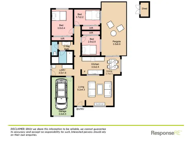 Floorplan of Homely house listing, 4 Pearra Way, Claremont Meadows NSW 2747