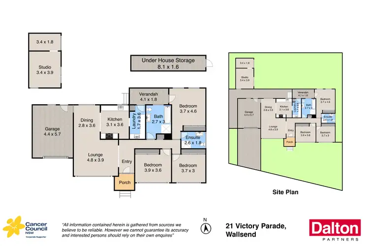 Floorplan of Homely house listing, 21 Victory Parade, Wallsend NSW 2287