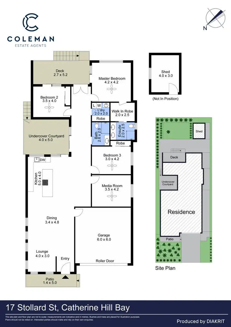 Floorplan of Homely house listing, 17 Stollard Street, Catherine Hill Bay NSW 2281