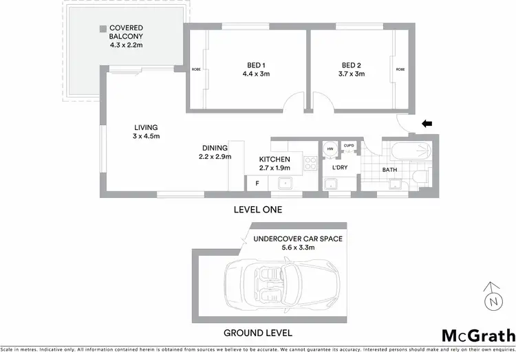 Floorplan of Homely apartment listing, 3/26 Bishops Avenue, Randwick NSW 2031