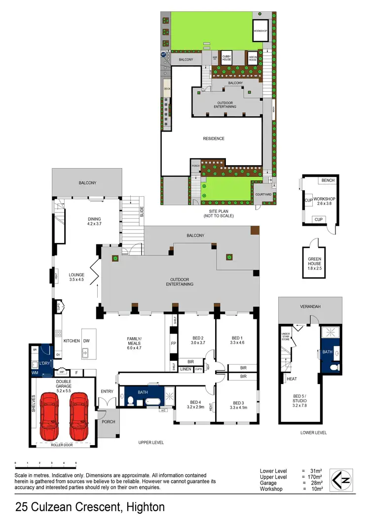 Floorplan of Homely house listing, 25 Culzean Crescent, Highton VIC 3216