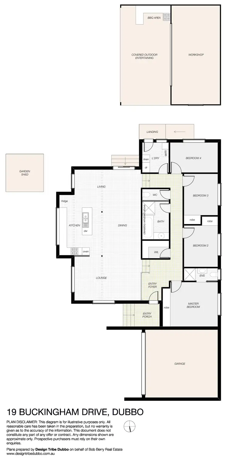 Floorplan of Homely house listing, 19 Buckingham Drive, Dubbo NSW 2830