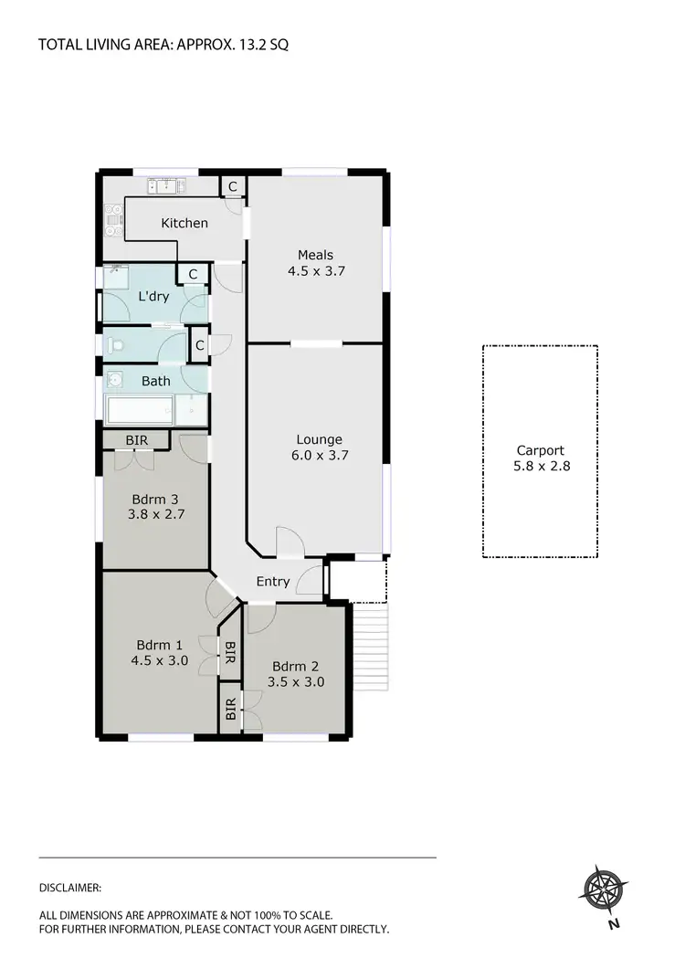 Floorplan of Homely house listing, 301 Elsworth Street, Mount Pleasant VIC 3350