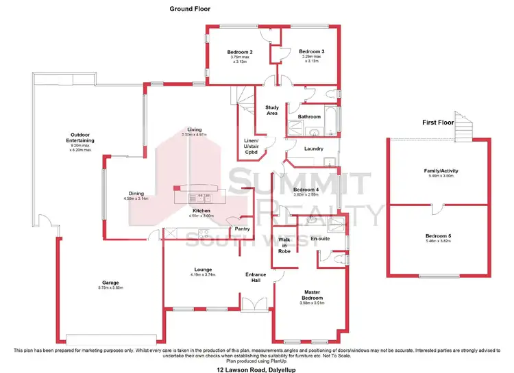 Floorplan of Homely house listing, 12 Lawson Road, Dalyellup WA 6230
