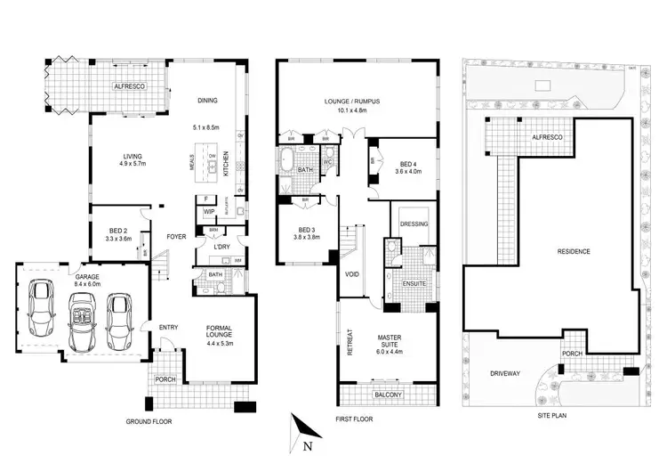 Floorplan of Homely house listing, 22 Hillcrest Road, Beveridge VIC 3753