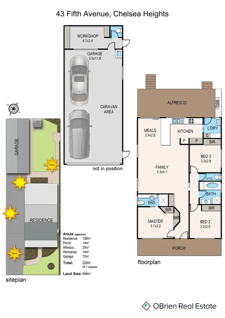 Floorplan of Homely house listing, 43 Fifth Avenue, Chelsea Heights VIC 3196