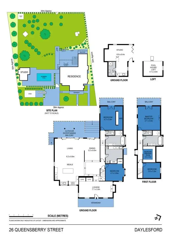Floorplan of Homely house listing, 26 Queensberry Street, Daylesford VIC 3460