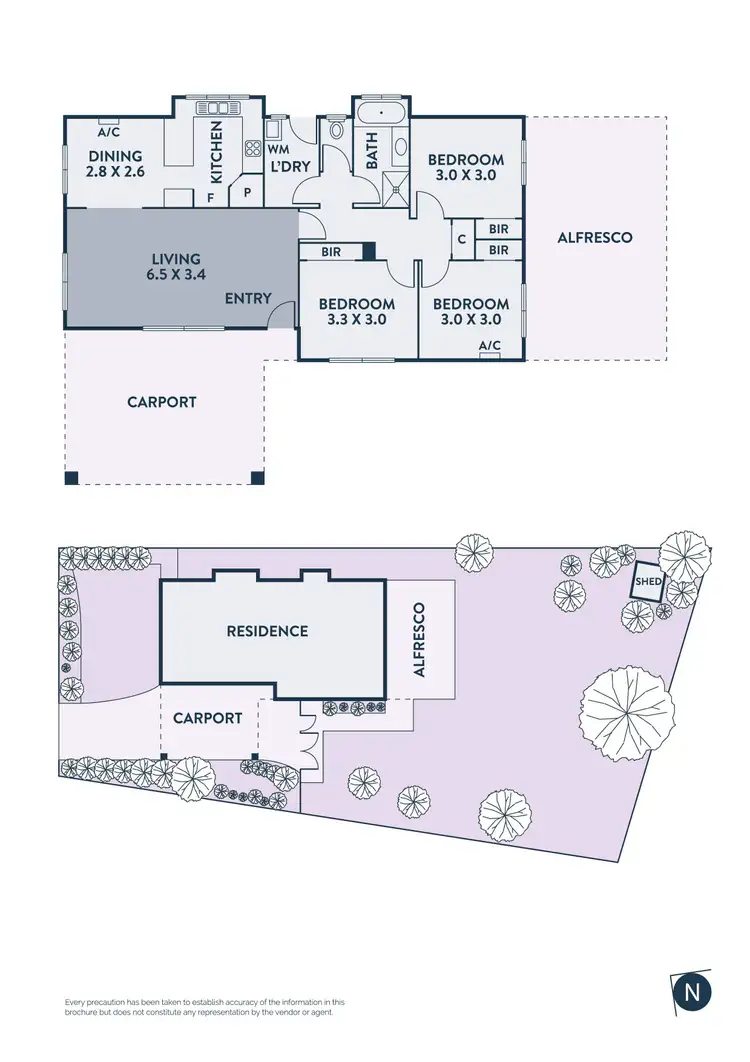 Floorplan of Homely house listing, 208 Roycroft Avenue, Mill Park VIC 3082