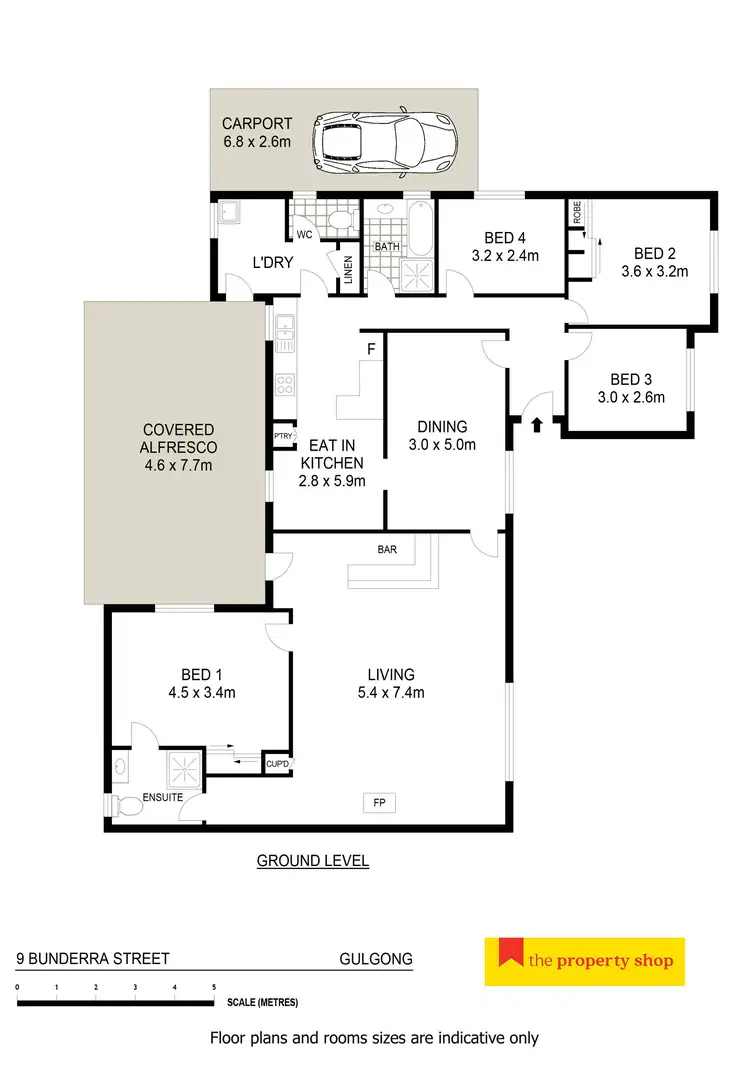 Floorplan of Homely house listing, 9 Bunderra Street, Gulgong NSW 2852