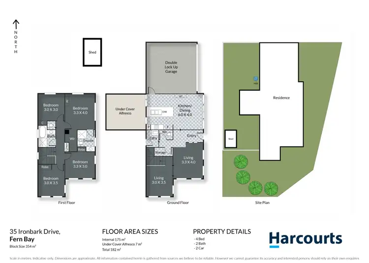 Floorplan of Homely house listing, 35 Ironbark Drive, Fern Bay NSW 2295