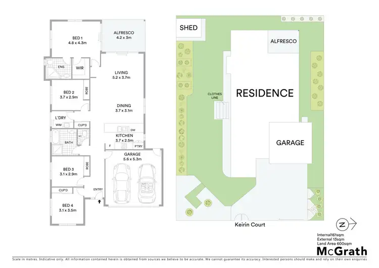 Floorplan of Homely house listing, 5 Keirin Court, Gracemere QLD 4702