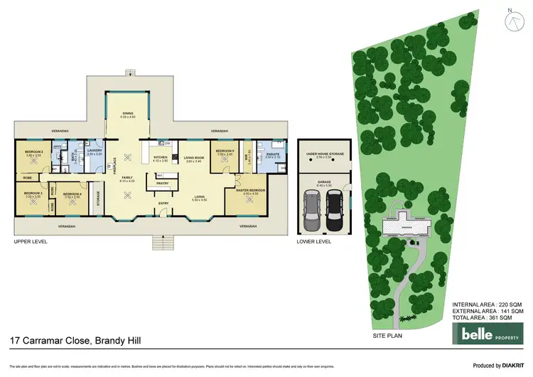Floorplan of Homely house listing, 17 Carramar Close, Brandy Hill NSW 2324