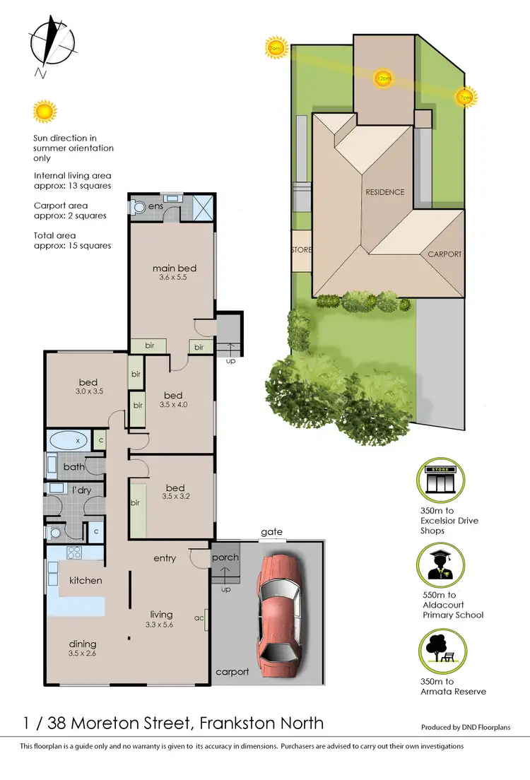Floorplan of Homely house listing, 1/38 Moreton Street, Frankston North VIC 3200