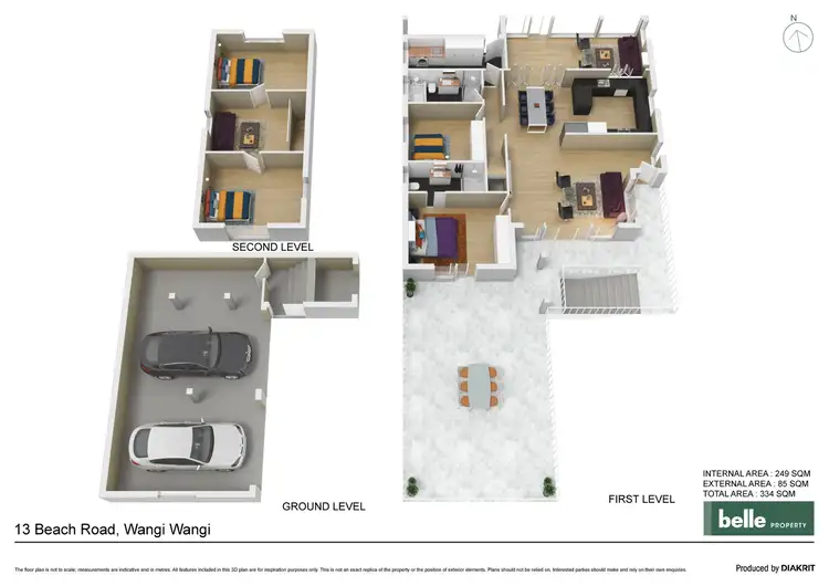 Floorplan of Homely house listing, 13 Beach Road, Wangi Wangi NSW 2267