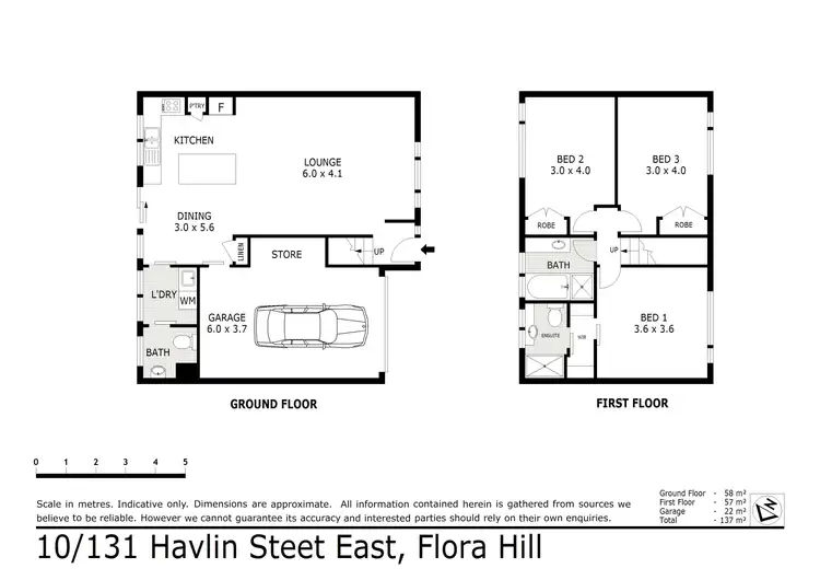 Floorplan of Homely townhouse listing, 10/131 Havlin Street East, Flora Hill VIC 3550