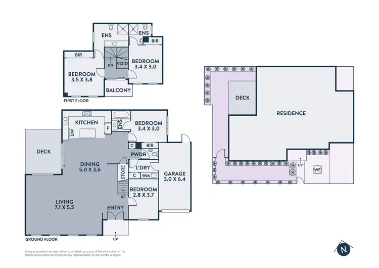 Floorplan of Homely house listing, 2E Sylvester Grove, Preston VIC 3072