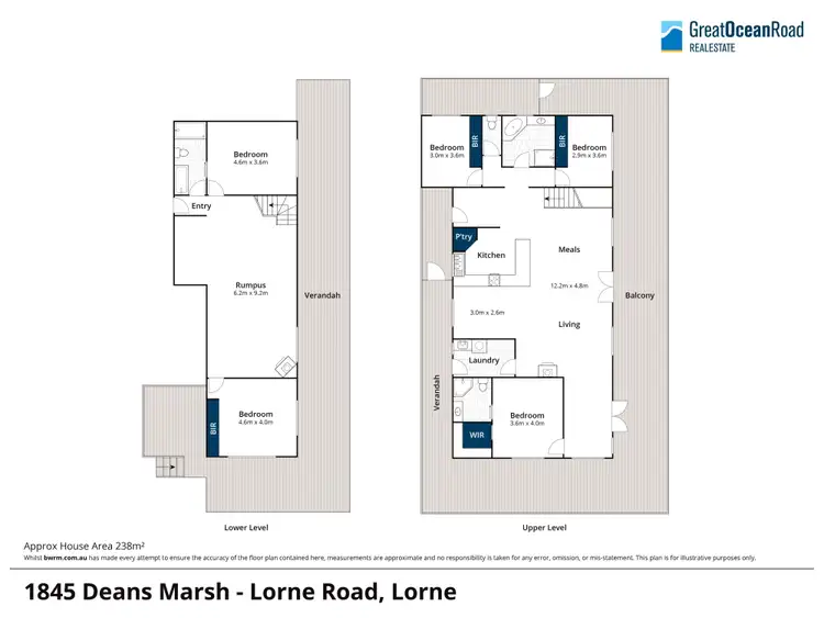 Floorplan of Homely house listing, 1845 Deans Marsh Road, Lorne VIC 3232