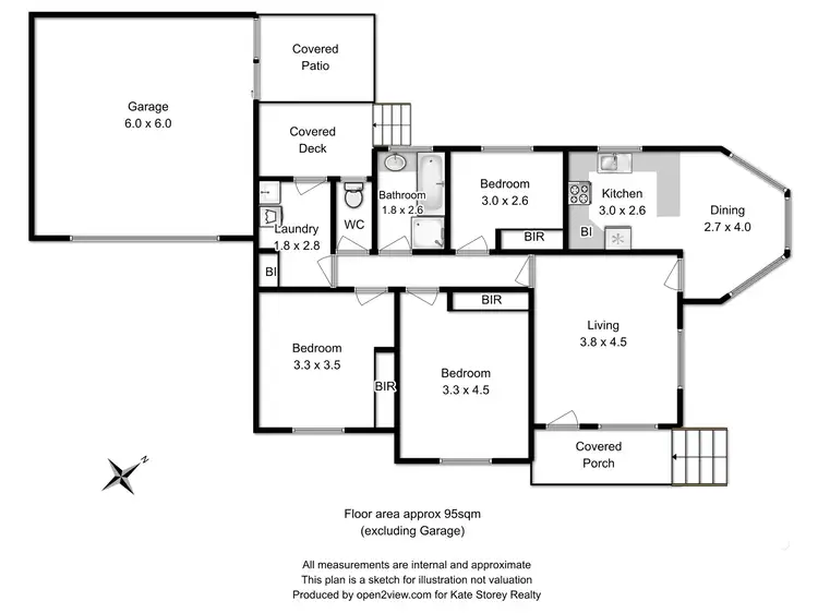 Floorplan of Homely unit listing, 6/3 Barclay Court, Sorell TAS 7172