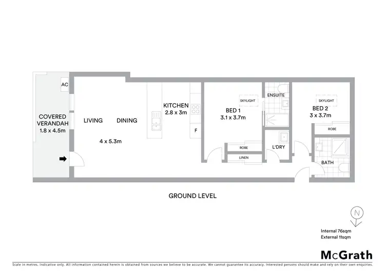 Floorplan of Homely unit listing, 13/17 Colac Grove, Belmont VIC 3216
