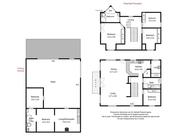 Floorplan of Homely rural property listing, 117 Marshall Road, Nook TAS 7306