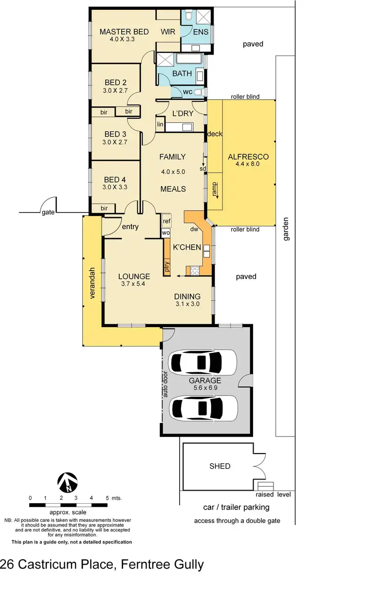 Floorplan of Homely house listing, 26 Castricum Place, Ferntree Gully VIC 3156