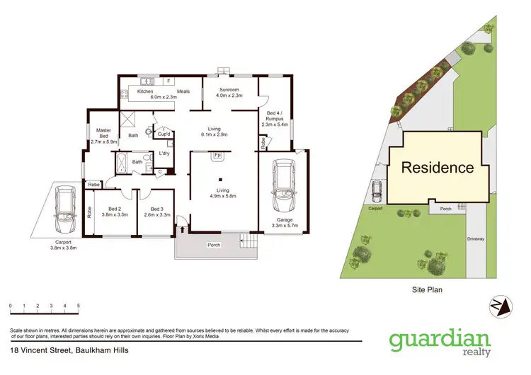 Floorplan of Homely house listing, 18 Vincent Street, Baulkham Hills NSW 2153