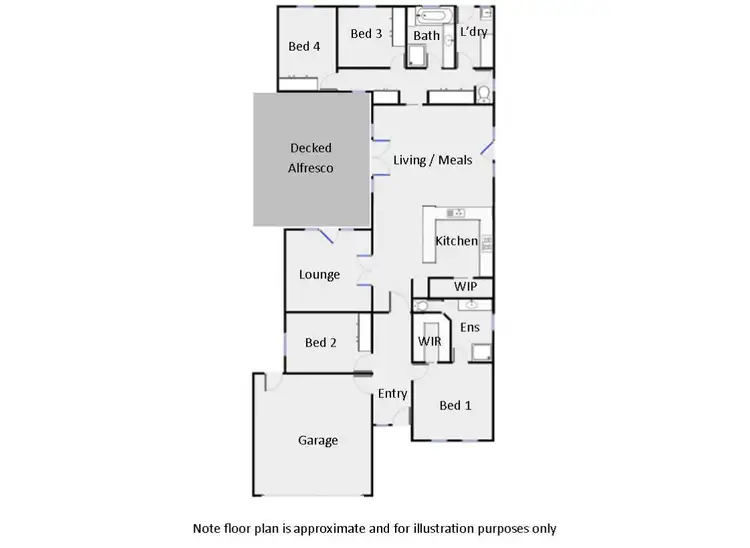 Floorplan of Homely house listing, 125 Dyar Avenue, Mildura VIC 3500