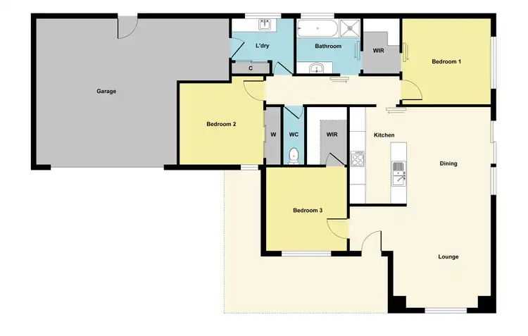Floorplan of Homely unit listing, 11/801 Ripon Street South, Redan VIC 3350