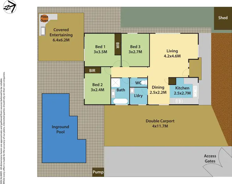 Floorplan of Homely house listing, 16 Sally Place, Glendenning NSW 2761
