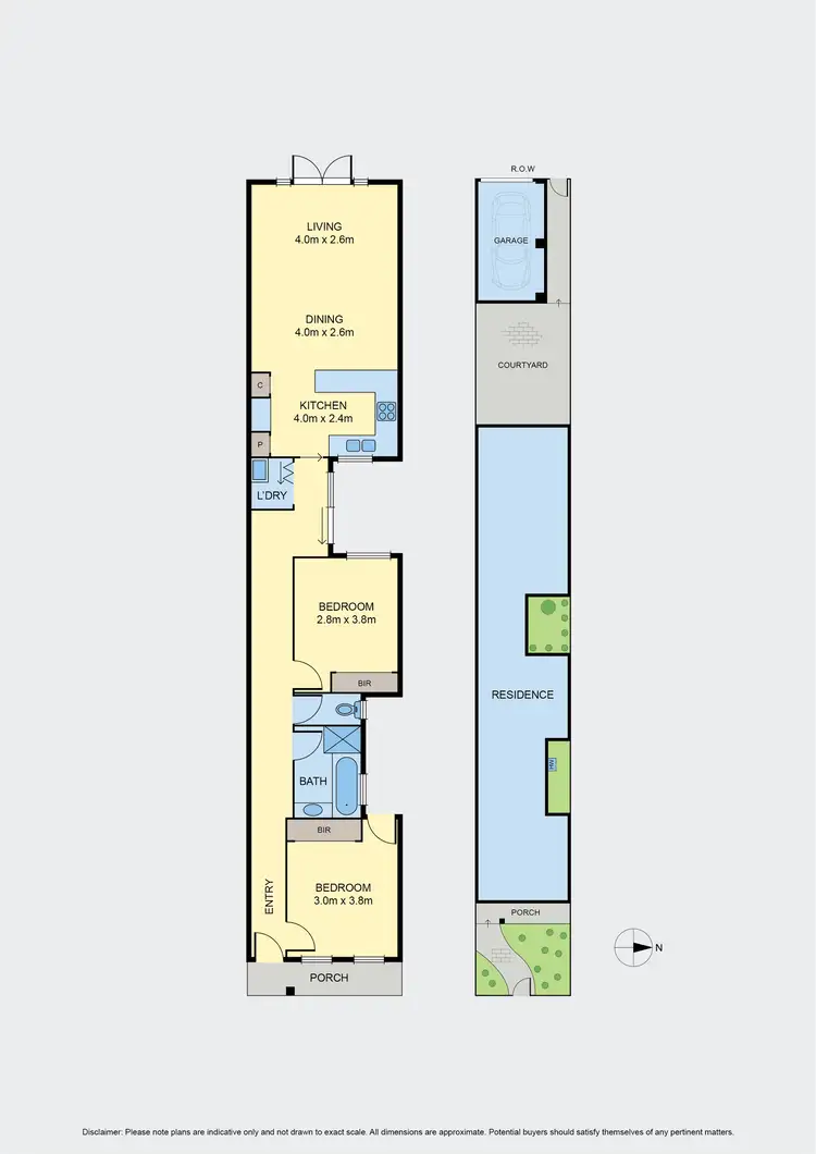 Floorplan of Homely house listing, 1/8 Hotham Street, Moonee Ponds VIC 3039