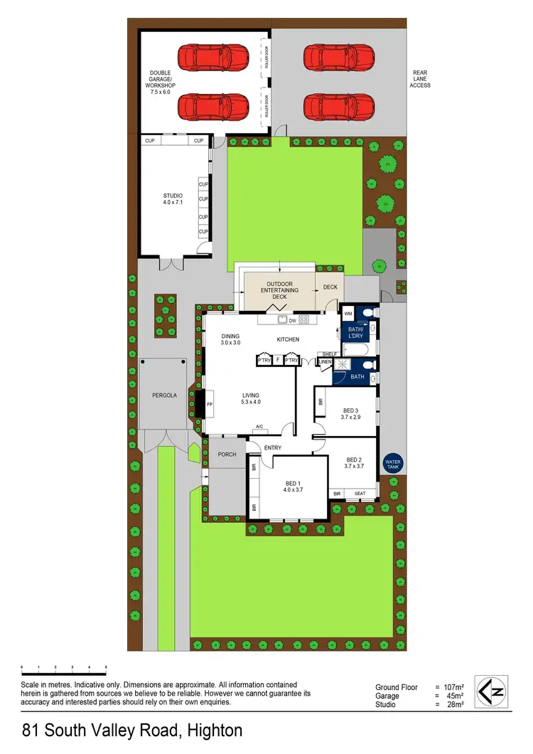Floorplan of Homely house listing, 81 South Valley Road, Highton VIC 3216