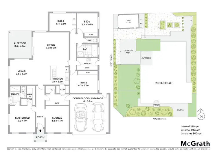 Floorplan of Homely house listing, 6 Whykes Avenue, Buninyong VIC 3357