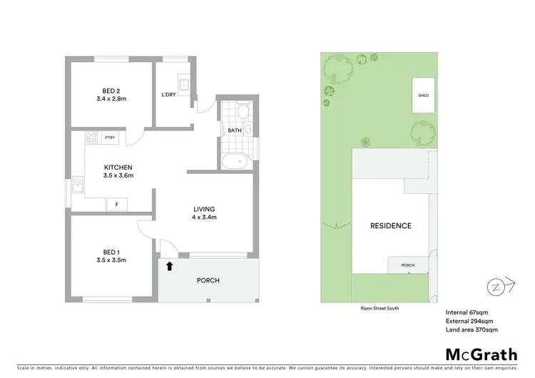 Floorplan of Homely house listing, 308 Ripon Street, Ballarat Central VIC 3350
