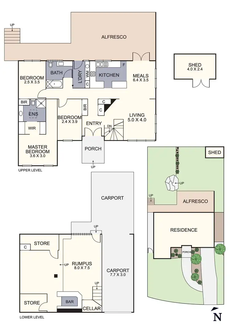 Floorplan of Homely house listing, 8 Elgata Court, Diamond Creek VIC 3089