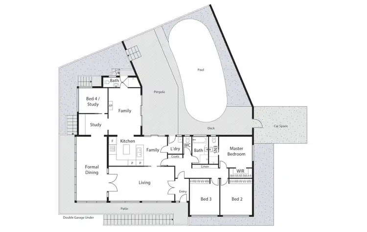 Floorplan of Homely house listing, 140 Hawkesbury Crescent, Farrer ACT 2607