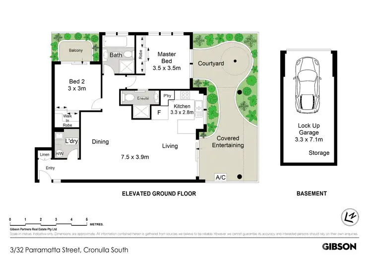 Floorplan of Homely apartment listing, 3/32 Parramatta Street, Cronulla NSW 2230