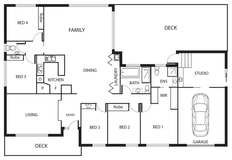 Floorplan of Homely house listing, 48 Holden Crescent, Wanniassa ACT 2903
