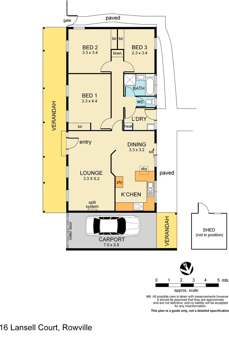 Floorplan of Homely house listing, 16 Lansell Court, Rowville VIC 3178